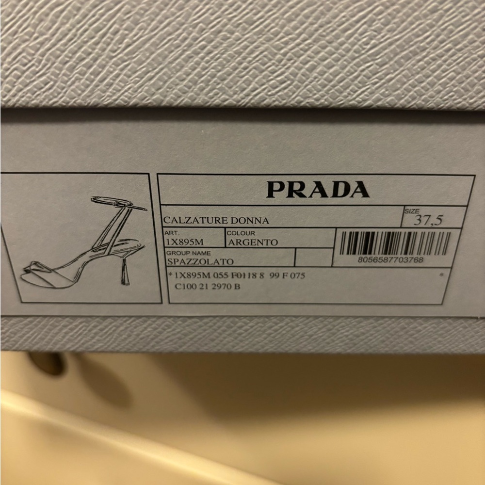 Prada silver heels - Picture 12 of 14